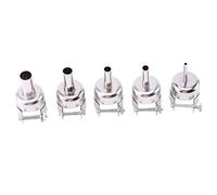 Cpolebev 5 PCS Hot Air- Nozzle Universal Nozzle for 850 852D 898 858 Soldering Station Attachments