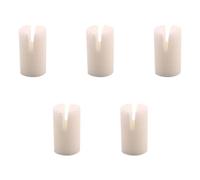 Cpolebev 5 PCS Real Bone Banjo 5Th String Nut Beef Bone Color Musical Instrument Accessories for 5 String Banjo
