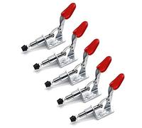 Cpolebev 5 Piece Pull Latch 301AM Adjustable Toggle Clamp Silver Stroke Clamp Quick Release Hand Tool
