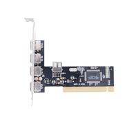 Cpolebev 5 Ports PCI to USB 2.0 PCI Expansion Card Adapter Card 480Mbps Driver-Free PCI Card for Desktop Computer