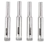 Cpolebev 50 Pcs Diamond Coated Drill Bit for 8 mm Diamond Pointed Hole Saw, for Ceramic Tiles, Glass, Kitchen Ceramics, Marble