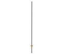 Cpolebev 500mm T8 Lead Screw and Brass Nut (Thread, 2mm Pitch, 4 Starts, 8mm Lead) for 3D Printer Z