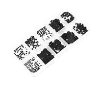 Cpolebev 500pcs/Box 1.5-8mm Different Sizes Conductive Rubber Pads Keypad Repair Kit for IR Remote Control Conductive Rubber