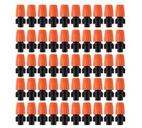 Cpolebev 50PCS Adjustable Garden Drip Irrigation Misting Nozzle Micro-Flow Dripper Gardening Tools