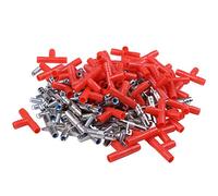 Cpolebev 50Pcs Automatic Nipple Water Feeder Drinker Waterer for Bunny Rodents Nipple Water Drinker Spring Drinker Farm Animals