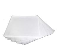Cpolebev 50PCS OPP Gel Record Protective Cover for Turntable Player LP Vinyl Record Bag Flat Open