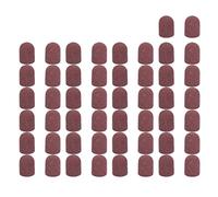 Cpolebev 50Pcs Sanding Bands Block Caps Without Grip 80 120 180 13x19Mm Sanding Cap Manicure Pedicure Electric Nail Drill-02