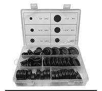Cpolebev 52Pcs 6 Sizes Rubber Grommets Double Sided Circular Rubber Stopper for Wiring,Rubber Grommet Kit,Double Sided Round Rubber Plugs