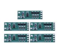 Cpolebev 5Pcs 3-12V Flashing LED Light Module Red Blue Pair Flashing Suitable for Car Model Bicycle Electric Vehicle Safety Light Easy Install Easy to Use