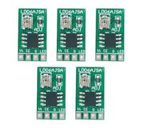 Cpolebev 5PCS 30-1500MA Adjustable Constant Current LED Driver DC 3.3V 3.7V 4.2V 5V PWM Control Board Buck Power Module
