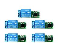 Cpolebev 5Pcs 6-24V Flip-Flop Latch Relay Bistable Self-Locking Low Pulse Trigger Module