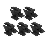 Cpolebev 5Pcs Desktop Computer Mainboard PCIE 16X Graphics Card Slot Socket with Fishtail Fixing Clip Slot Socket Replacement