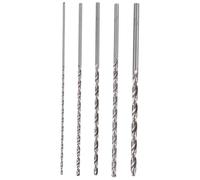 Cpolebev 5Pcs Extra Long 150mm HSS Twist Drill 2mm 3mm 3.5mm 4mm 5mm Straigth Shank Auger Wood Metal Drilling Tools Drill Bit