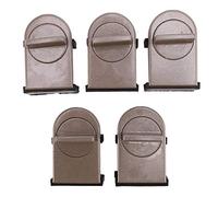 Cpolebev 5Pcs/Set Sliding Door Anti-Theft Switch Lock Sliding Window Blocker Straps Window Child Safety Doors Lock