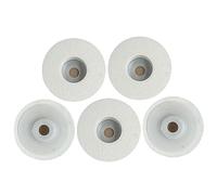 Cpolebev 5Pcs Wool Polishing Wheel Disc Wool Felt Polishing Wheel Disc Set for 125mm Angle Grinder, Felt Polishing Pads