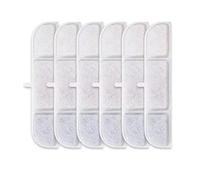 Cpolebev 6 Activated Carbon Filter for Cat Water Fountain WFP6 Replacement Filters for Pet Automatic Drinking Fountain Easy Install