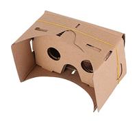 Cpolebev 6 inch DIY 3D VR Virtual Reality Glasses Hardboard For Cardboard