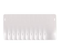 Cpolebev 6 Inch x 3 Inch 10 Pack Sublimation License Plate Blanks,Heat Thermal Transfer DIY Picture,Aluminum License Plate Tag