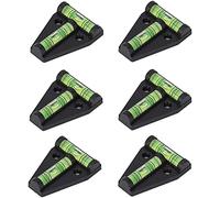 Cpolebev 6 Pack RV T Level, 2 Way T-Type Check Bubble Level for Caravan RV Trailer Motorhome Machines Boat