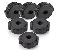Cpolebev 6 PCS Plastic Cymbal Nuts, Cymbal Nut for Percussion Drum Kit,Percussion Replacement Parts