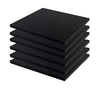Cpolebev 6 PCS Polyurethane Foam Sheets Foam Pads Pluck Foam Pads for Case Packaging Toolbox 40X30X3cm
