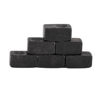 Cpolebev 6 Pieces Guitar Tremolo Bridge Saddle Clamp Pressure Lock String Insert Metal Block for Electric Guitar Parts Accessories