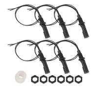 Cpolebev 6 Pieces Side Mounted Horizontal Liquid Float Switch Water Level Sensor