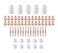 Cpolebev 60 Pieces of Plasma Cutting Consumables for Cut40 50 Flashlight with Plasma Cutter PT31 LG40