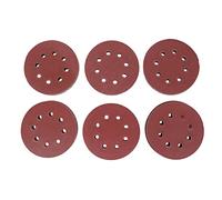 Cpolebev 60PCS 5 Inch Sanding Discs Sandpaper Assorted 60 80 120 180 240 320 Grits for Power Random Track