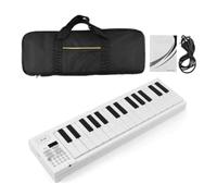 Cpolebev 61-Key Foldable Electronic Piano Multifunctional Electronic Piano Keyboard with LED Display Digital Piano