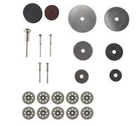 Cpolebev 61Pcs Mini Circular Saw Blade Set Resin Cut-Off Wheels Disc Diamond Cutting Blade Metal Cutter Power Tool