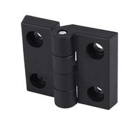 Cpolebev 63mm x 50mm Cabinet Plastic Hinge Door Hinges Hinge Black