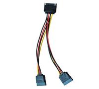 Cpolebev 6in SATA Splitter Cable Adapter - M/F (Power Cable)