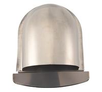 Cpolebev 6Inch 150mm Waterproof Stainless Steel Vent Vent Hood Anti- Exhaust Extractor for Wall Air Outlet Cover,A