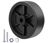 Cpolebev 6Inch Trailer Jack Wheel Replacement Trailer Trailer Tongue Jack Wheel Hitch Utility Trailer Jack Replacement Parts 1pcs