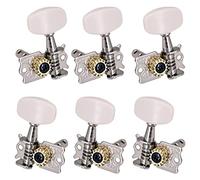 Cpolebev 6Pcs 3R3L Guitar Tuning Pegs Open Machine Heads Acoustic Folk Guitar Tuning Peg Tuners Part