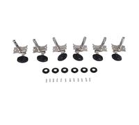 Cpolebev 6Pcs 3R3L Guitar Tuning Pegs Open Machine Heads Acoustic Folk Guitar Tuning Peg Tuners Parts