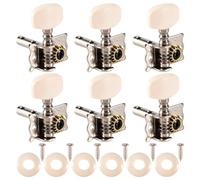 Cpolebev 6pcs Acoustic Guitar String Tuning Peg Tuner Machine