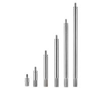 Cpolebev 6pcs Dial Indicator Extension Stem Rod Set M2.5 Thread,10-100mm Extend Rod,Measurement for Dial & Digital Indicators