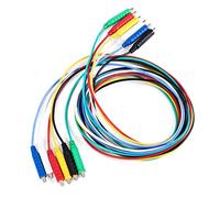 Cpolebev 6PCS Magnetic Test Leads Silicone Soft Flexible Jumper Test Wires 30V AC5A 3.3FT Magnetic Test Leads