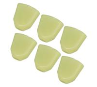 Cpolebev 6PCS Tuning Peg Caps Polished Tuner Key with Screws Washer Parts for Acoustic and Electric Guitars,Tuner Cap A