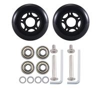 Cpolebev 75MmX 24Mm Luggage Suitcase Replacement Wheels, PU Swivel Caster Wheels Bearings Repair Kits, a Set of 2