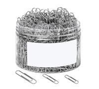 Cpolebev 760PCS Assorted Sizes Drawdart Paper Clips, Silver, Big 2Inch, Medium 1.3Inch and Small 1.1Inch Easy Install