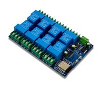 Cpolebev 8 Channel Relay Module 30A DC7-28/5V WiFi Bluetooth Relay Module ESP32-WROOM Development Board