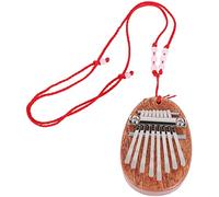 Cpolebev 8 Key Mini Kalimba Exquisite Finger Thumb Piano Marimba Musical Good Accessory Pendant Gift