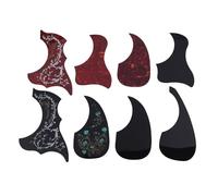 Cpolebev 8 Pack Acoustic Guitar Pickguard Self Adhesive Hummingbird and Water Shaped Guitar Pickguard for 40 Inch 41 Inch Guitar