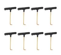 Cpolebev 8 Pieces Ice Skates Laces Skate Tightening Tool Ice Skates Lace Tightener Hockey Skate Lace Trampoline Tool