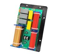 Cpolebev 800W 2 Way Speaker Audio Frequency Divider Treble Bass 2 Unit Crossover Filters DIY HIFI Home Theater Easy to Use