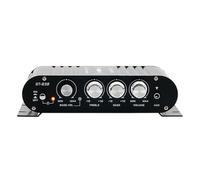 Cpolebev -838 HiFi 2.1 Channel Power Amplifier 80Wx2 Stereo Bass Sound Amp with Subwoofer Output Home Audio Amplifier Black