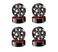 Cpolebev 8Pcs Ceramic Bearings High Speed Wear for Skate Skateboard Wheel Roller Skate Bearings Easy Install Easy to Use